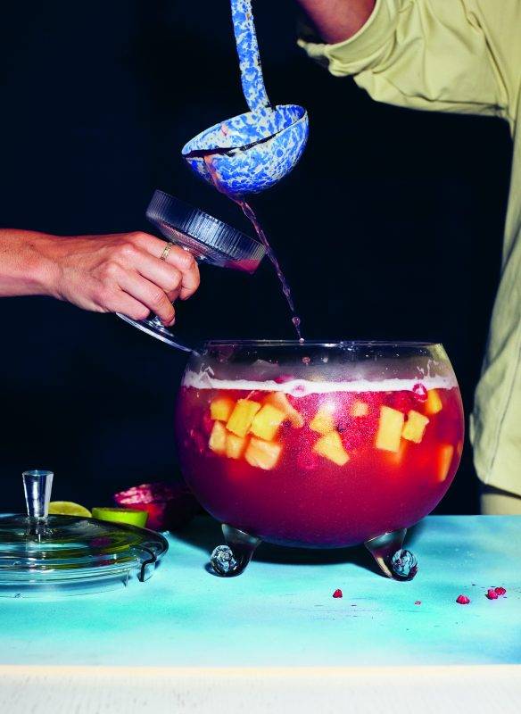 Punsch mit Früchten